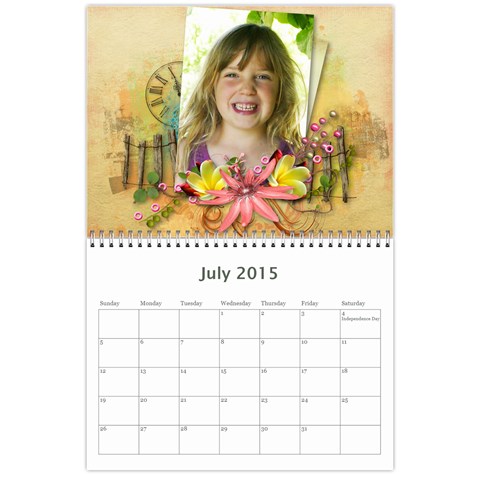 Lidas Calendar By Kaye Jul 2015