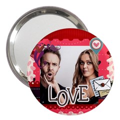 love - 3  Handbag Mirror