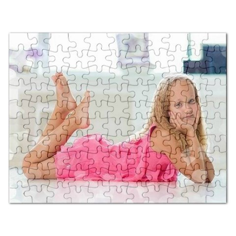 Puzzel   Little Girl In Pink By Pamela Sue Goforth Front