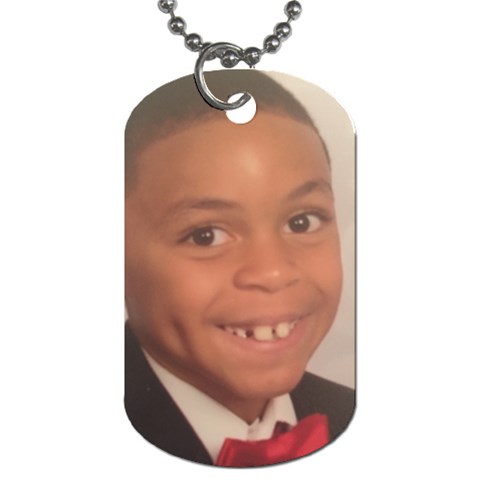Seann Dog Tag By Beverly A  Terrell Front