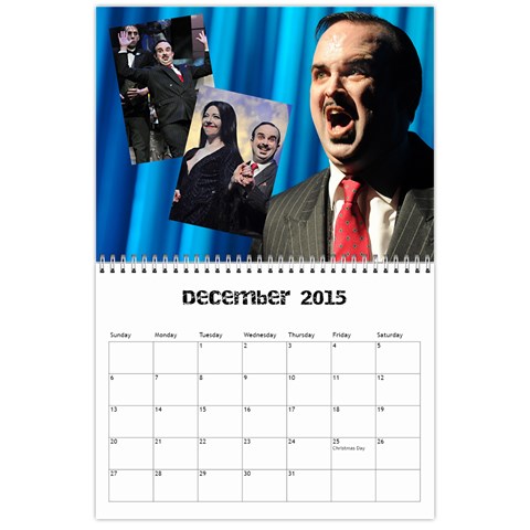 The Addams Family Calendar By Joey Mcdaniel Dec 2015