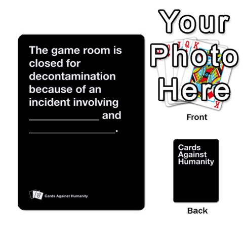 Spasmicpuppy Cards Against Humanity Black Deck By Spasmicpuppy Front - Heart5