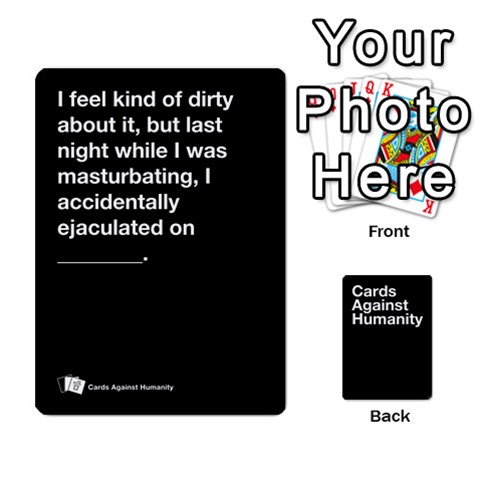 Spasmicpuppy Cards Against Humanity Black Deck By Spasmicpuppy Front - Heart9