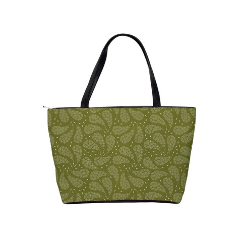 Classic Handbag Paisley Flowers Green By Annette Back