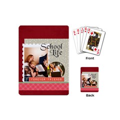 back to school - Playing Cards Single Design (Mini)