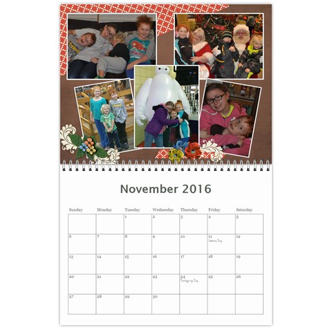 Jecca 2016 Calendar By Jessica Rudnitzki Nov 2016