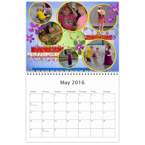 Jecca 2016 Calendar By Jessica Rudnitzki May 2016
