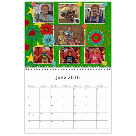 Jecca 2016 Calendar By Jessica Rudnitzki Jun 2016