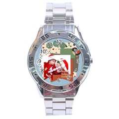 xmas - Stainless Steel Analogue Watch