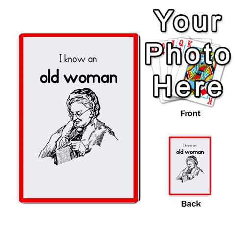 I Know An Old Woman Card Game By Rob Harper Front 52