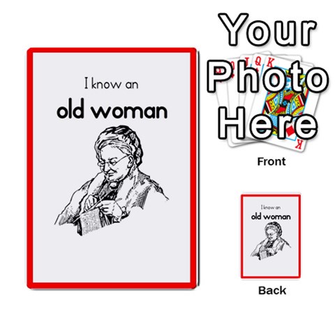 I Know An Old Woman Card Game By Rob Harper Front 54