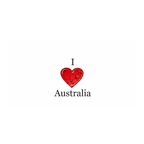 I Love Australia By T Mac Front