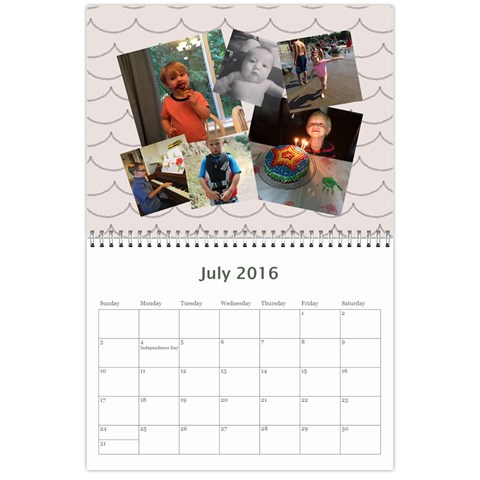 Calendar By Royce Piggott Jul 2016