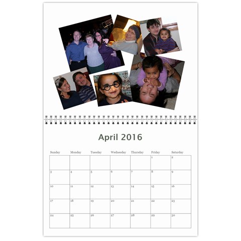 Calendar A By Peg Apr 2016