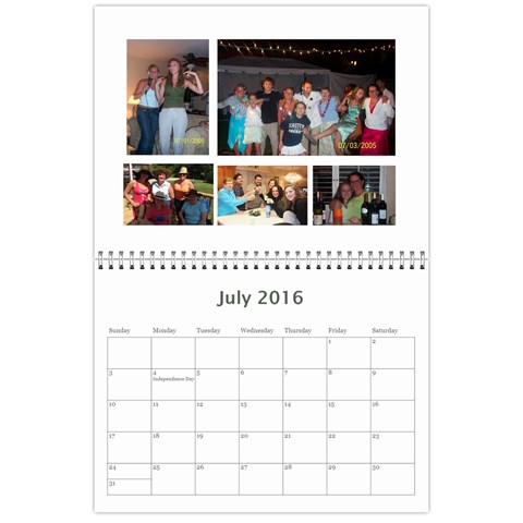 Calendar A By Peg Jul 2016