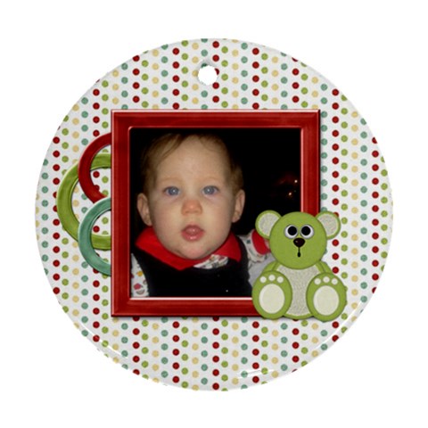 Baby s First Chrismas Ornament By Lisa Minor Front