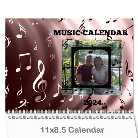 Music Calendar 2024 By Joy Johns Cover