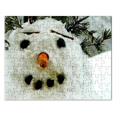 Snowman Puzzle 2015 By Pamela Sue Goforth Front