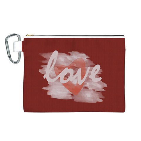 Cute Bright Red Romantic Watercolor Love Heart By Lucy Front