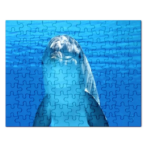 Blue Dolphin  Puzzle By Pamela Sue Goforth Front