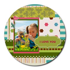 kids - Collage Round Mousepad