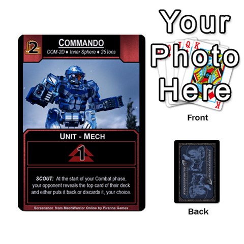 Battletech: Domination V4 (3 Of 3) By Scott Heise Front - Spade5