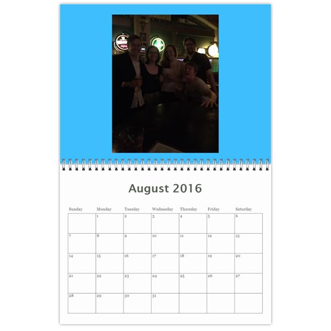 Sm Calendar By Megan Meier Aug 2016