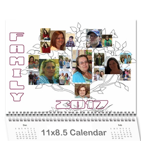 2017calendar By Sandra L Johnson Cover