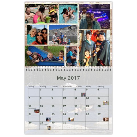 Gma Calendar 2017 By Robyn Ramsay May 2017