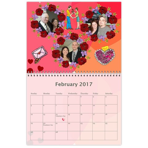 2017 Any Occassion Calendar By Kim Blair Feb 2017