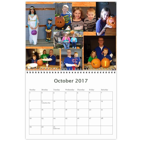 Calendar 2017  Finished By Mandy Morford Oct 2017