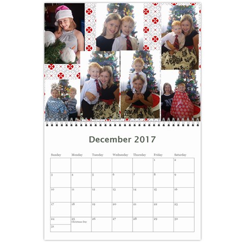 Calendar 2017  Finished By Mandy Morford Dec 2017