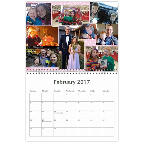 Calendar 2017  Finished By Mandy Morford Feb 2017