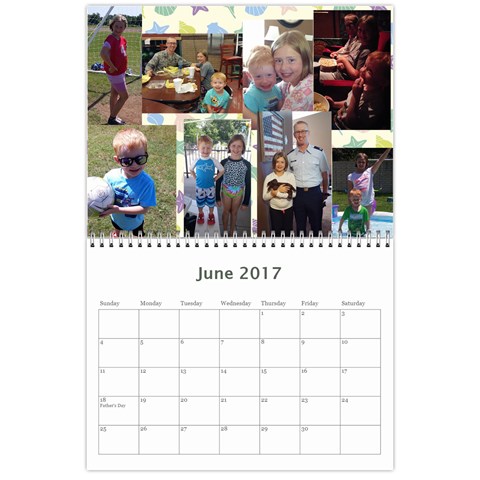 Calendar 2017  Finished By Mandy Morford Jun 2017