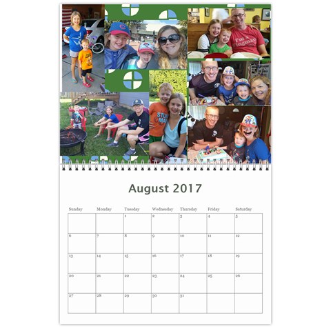 Calendar 2017  Finished By Mandy Morford Aug 2017