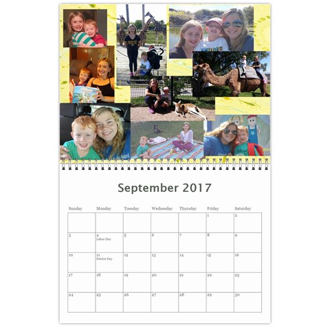 Calendar 2017  Finished By Mandy Morford Sep 2017