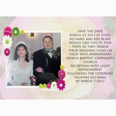 save the date wedding card 1 - 5  x 7  Photo Cards