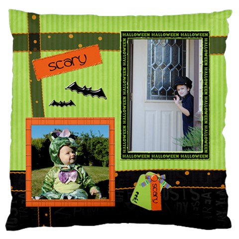 Halloween Pillow By Terrydeh Back