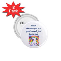 Smile good buttons - 1.75  Button (10 pack) 