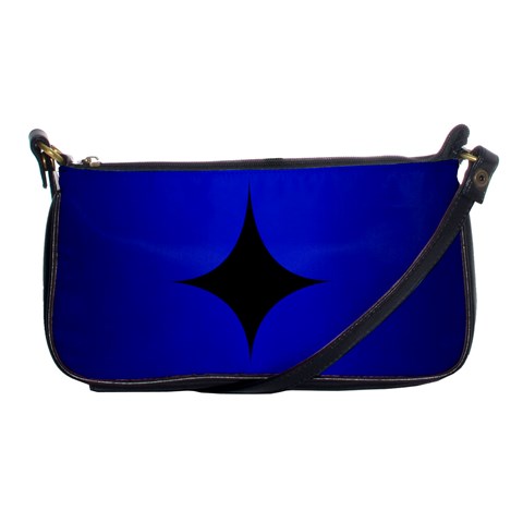 Blue Cacktail  Clutch Purse By Nanceania Front