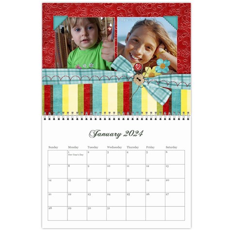 Floral Calendar Jan 2024