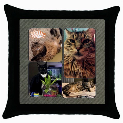 Cat Pillow By Lisa Front