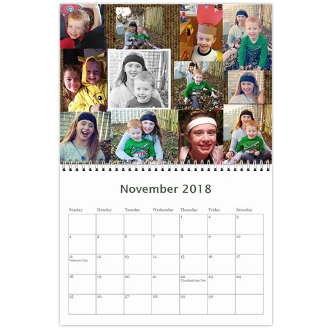 2018 Calendar Done By Mandy Morford Nov 2018