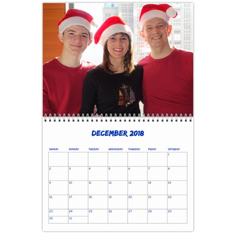 Calendar  Brice 2018 By Edna Dec 2018