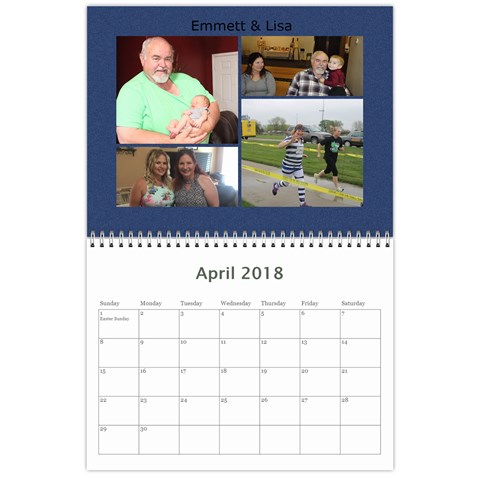 Lenihan Family Calendar 2018 By Becky Apr 2018
