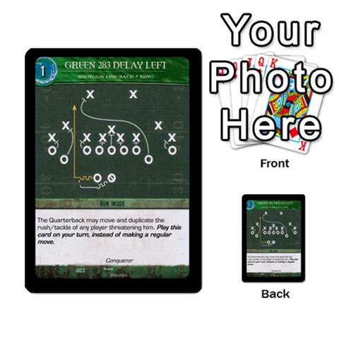 Football Offense Deck 02 By Michael Front 7