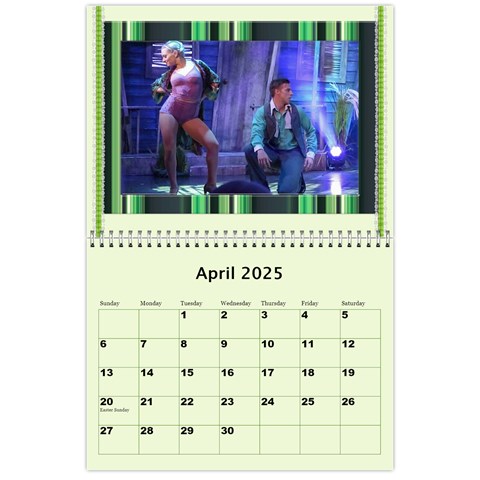 Shades Of Green 2024 Wall Calendar 11 X 8 5 (any Year) By Deborah Apr 2024