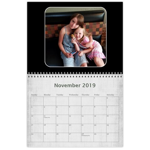 Macvittie Family Calendar 2019 Rachel Again By Debra Macv Nov 2019
