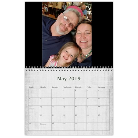 Macvittie Family Calendar 2019 Rachel Again By Debra Macv May 2019