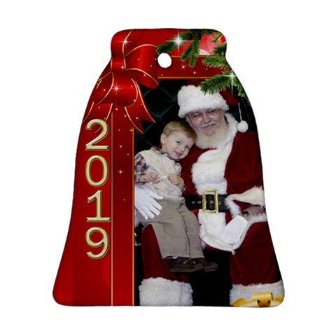 George Christmas Memories Bell Ornament (2 Sided) By Deborah Front